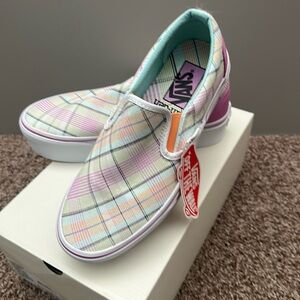 Vans sundeh plaid sugar Slip-O sneakers